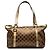 Borsa Tote Gucci GG Nylon Abbey D Ring Marrone