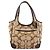 Coach 11603 Borsa a Tracolla Ergo Signature Beige Brown