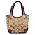 Coach 11603 Borsa a Tracolla Ergo Signature Beige Brown - vista 3