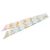 Lenço Twilly de Seda Hermès Parade Branco