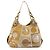 Coach 15770 Borsa a tracolla patchwork Madison Maggie Beige Gold - vista 3