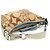 Coach Bolsa de ombro patchwork em python Beige Blue 3680 - vista 10