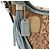 Coach Bolsa de ombro patchwork em python Beige Blue 3680 - vista 6