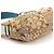 Coach Bolsa de ombro patchwork em python Beige Blue 3680 - vista 8
