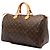 Borsa Boston Louis Vuitton Monogram Speedy 35 Marrone - vista 2