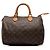 Borsa Boston Louis Vuitton Monogram Speedy 30 Marrone