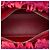 Borsa Lady Dior Medium in tweed rosso con frange e strass - vista 4