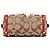 Coach Borsa Bowling Signature Beige Red F23006 - vista 4