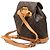 Zaino Louis Vuitton Monogram Montsouris PM Marrone - vista 2