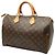 Borsa Boston Louis Vuitton Monogram Speedy 35 Marrone - vista 2