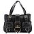 Dolce & Gabbana Borsa Tote in Pelle Nera con Tasche