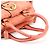 Coach Borsa Bowling Soho in camoscio Salmon Pink 8A23 - vista 11