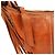 Dolce & Gabbana Borsa a tracolla hobo con frange in pelle marrone - vista 7