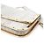 Dolce & Gabbana Borsa a tracolla DG in pelle Grey Gold - vista 9