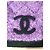 Cappello Chanel Logo CC in Cashmere Viola - vista 3