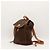 Céline Celine Monogram Canvas and Leather Backpack in Brown - view 2