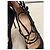 Gianvito Rossi Sandali stringati in camoscio nero - vista 5