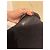Sandro schwarzer Wollmantel mit Lederdetails - Ansicht 8