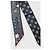 Foulard slim Chanel Trèfle nero - vista 2