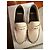 Autre Marque Saint Laurent Mocassini in Pelle Beige - vista 3