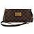 Louis Vuitton Borsa a tracolla Pochette Eva in canvas Damier Ebene marrone