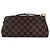 Louis Vuitton Borsa a tracolla Pochette Eva in canvas Damier Ebene marrone - vista 4