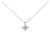 Autre Marque Platin-Blumen-Diamantcollier