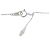 Autre Marque Platin-Blumen-Diamantcollier - Ansicht 5
