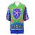 Camisa de manga curta em seda Versace