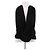 Autre Marque Top drapeado CHRISTOPHER ESBER Ripple negro