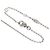 Collana Christian Dior in oro bianco 18K e diamanti - vista 3