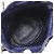 Borsa a tracolla Chanel in pelle d'agnello matelassé blu navy - vista 5