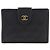 Chanel Black Bicolore Bi-fold Wallet