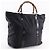 Borsa Tote Gucci Bamboo Nera - vista 3