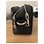 Pochette Prada in pelle nera grana - vista 3