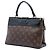 Borsa Satchel Louis Vuitton Brown Monogram One Handle Flap MM - vista 2