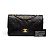 Chanel Black Medium Classic Lambskin Double Flap - Ansicht 7