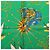 Foulard di seta Hermès Green Voiles de Lumiere 90 - vista 2
