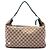 Gucci Beige Medium GG Canvas Web Pop Handtasche