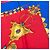 Foulard di seta Hermès Red Parures des Sables 90 - vista 6
