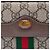 Gucci Mini Sac Crossbody Ophidia Triple Zip en GG Supreme Beige et Web - vue 5