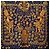 Foulard di seta Hermès Blue Tresors Retrouves 90 - vista 2