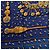 Foulard di seta Hermès Blue Tresors Retrouves 90 - vista 6
