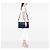 Borsa Prada Blue Vitello Daino con chiusura a zip - vista 6