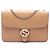 Gucci Borsa a tracolla Interlocking G in pelle di vitello Dollar Medium Marrone