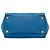 Borsa Satchel Prada Blue Vitello Daino Sound Lock - vista 3