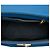Borsa Satchel Prada Blue Vitello Daino Sound Lock - vista 4