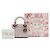 Dior Pink Mini Pearlescent Lambskin Cannage Lady Dior - vista 7