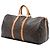 Louis Vuitton Brown Monogram Keepall Bandouliere 55 - vista 2