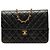 Chanel Black Medium CC Quilted Lambskin Single Flap